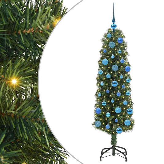 HKH Árvore de Natal Artificial Verde em Aço e PVC