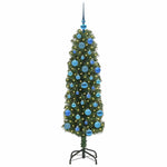 HKH Árvore de Natal Artificial Verde em Aço e PVC