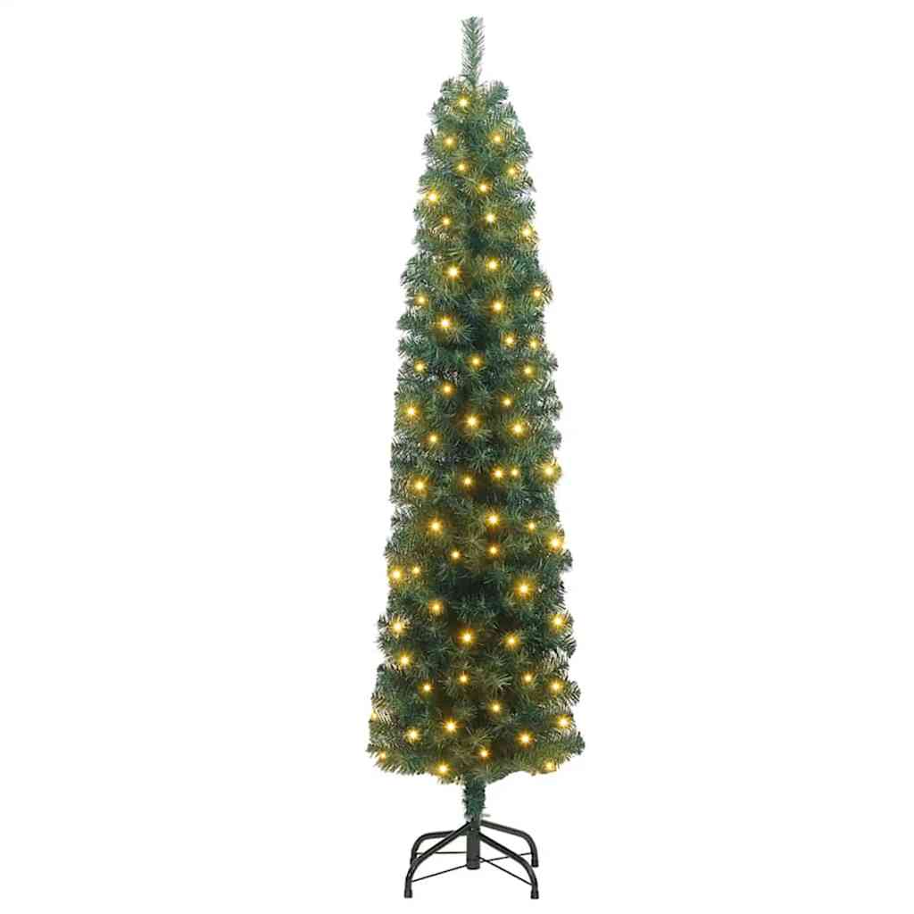 HKH Árvore de Natal Artificial Verde e Aço e Plástico em PVC
