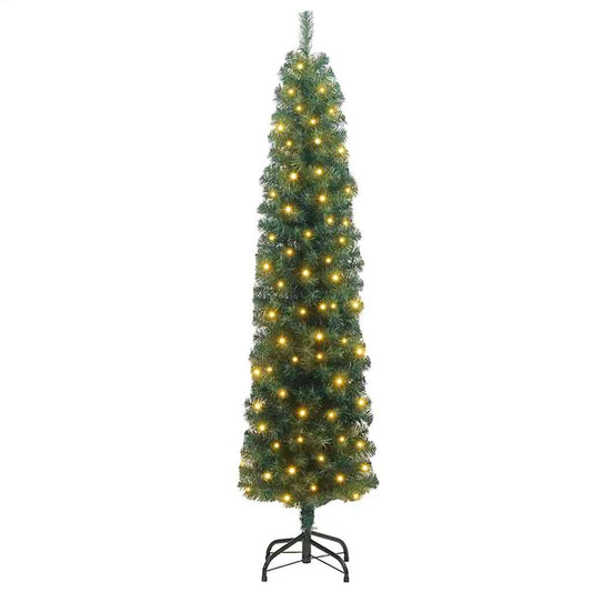HKH Árvore de Natal Artificial Verde e Aço e Plástico em PVC