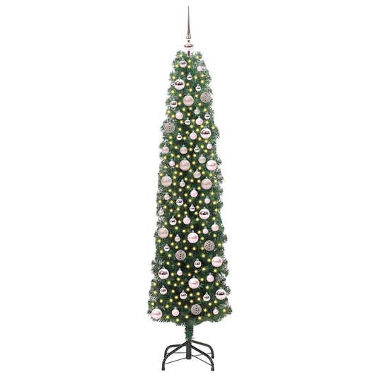 HKH Árvore de Natal Artificial Verde em Aço e PVC