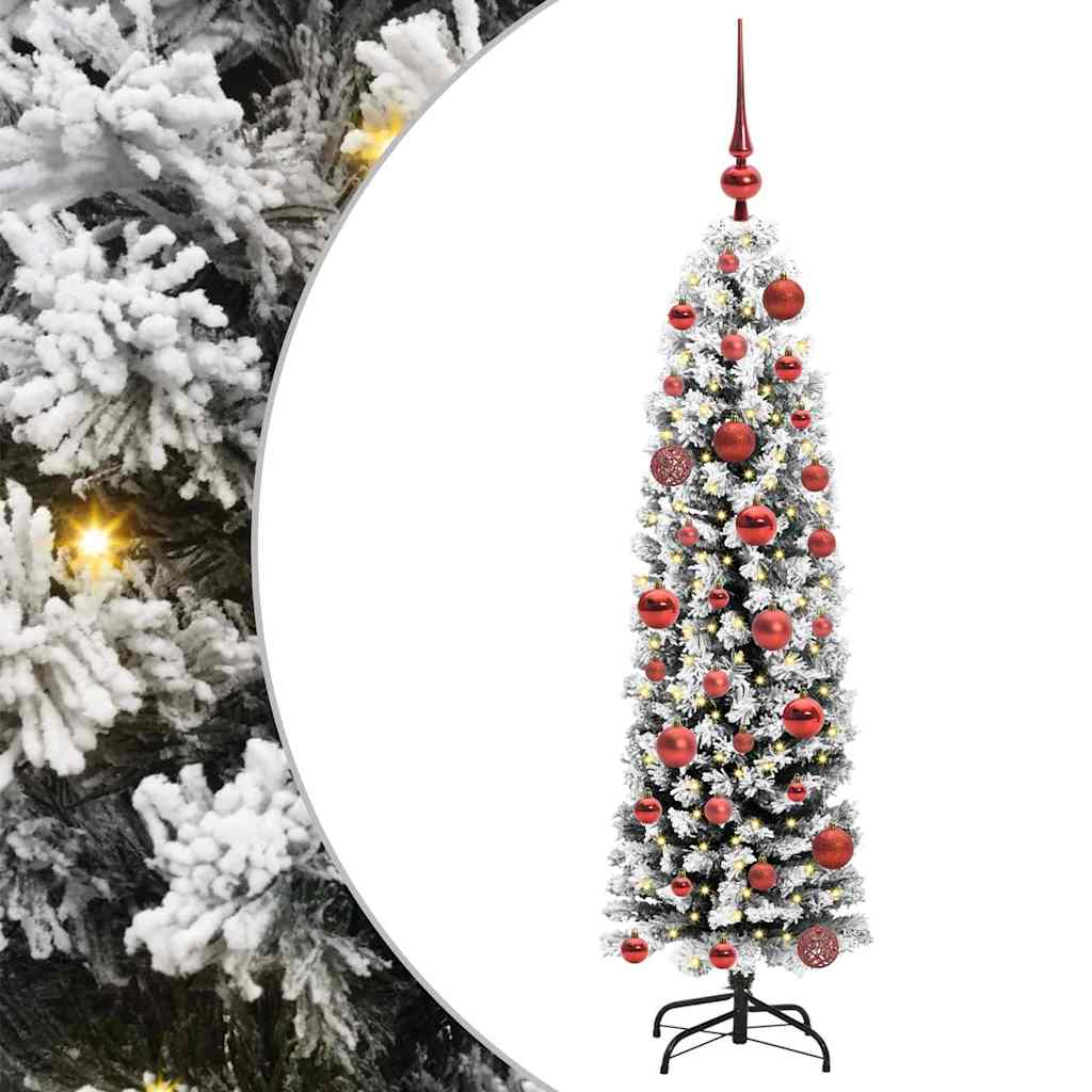 HKH Árvore de Natal Artificial Verde em Aço e PVC