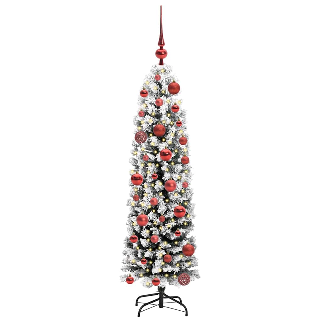 HKH Árvore de Natal Artificial Verde em Aço e PVC