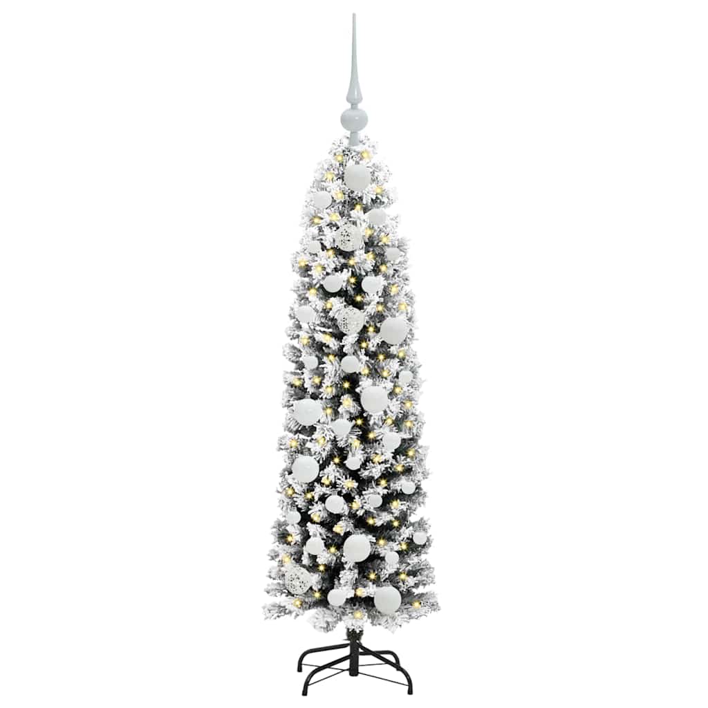 HKH Árvore de Natal Artificial Verde em Aço e PVC