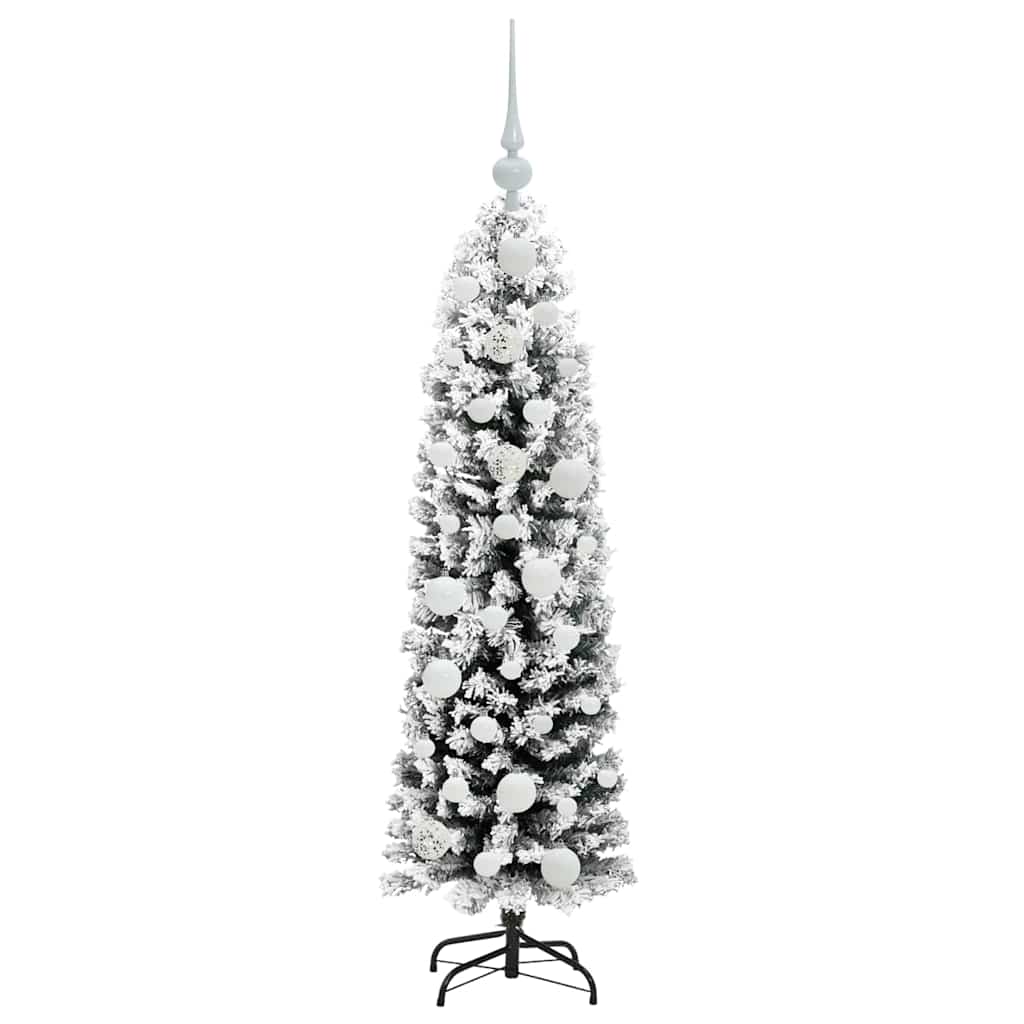 HKH Árvore de Natal Artificial Verde em Aço e PVC