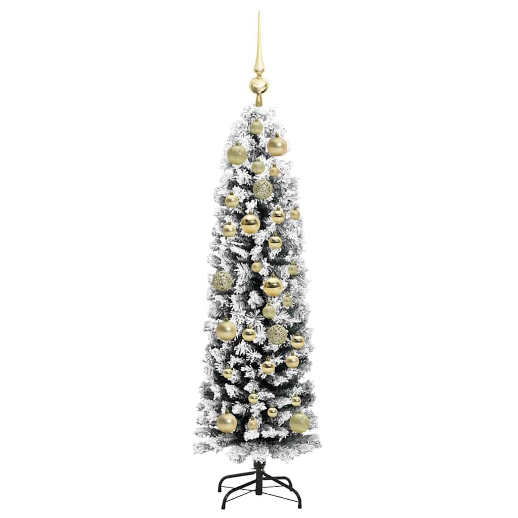 HKH Árvore de Natal Artificial Verde em Aço e PVC