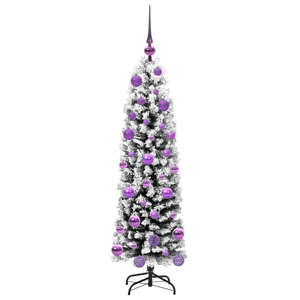 HKH Árvore de Natal Artificial Verde em Aço e PVC