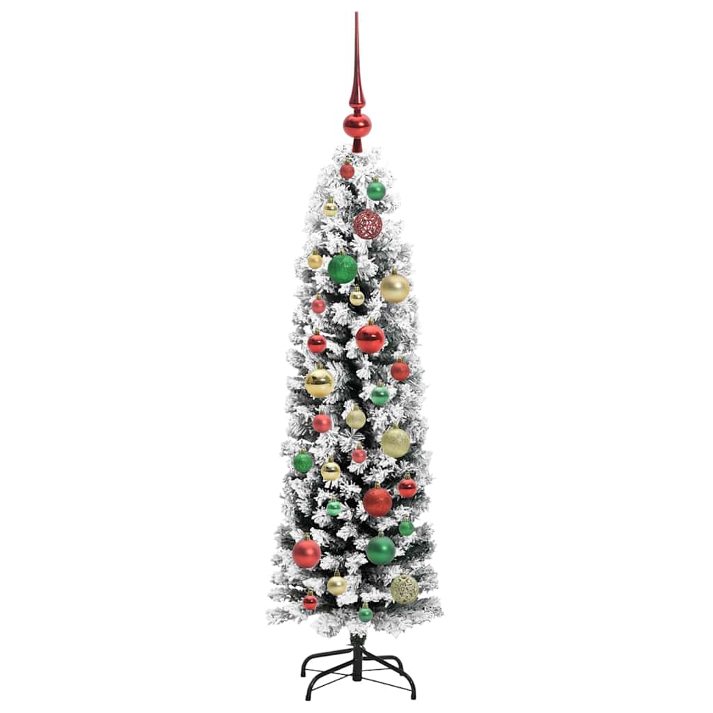 HKH Árvore de Natal Artificial Verde em Aço e PVC