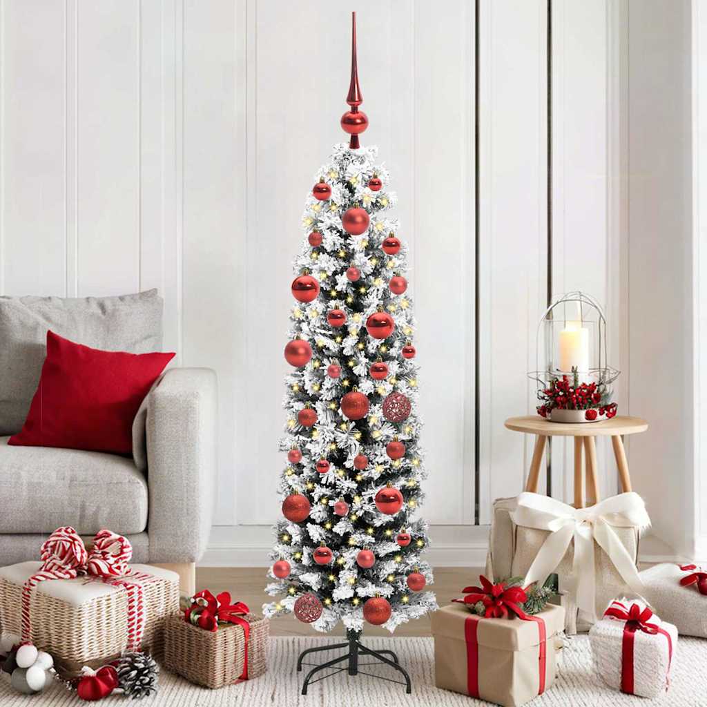 HKH Árbol de Navidad Artificial Verde en Acero y PVC