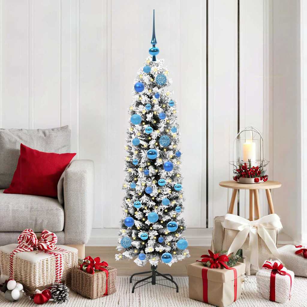 HKH Árbol de Navidad Artificial Verde en Acero y PVC