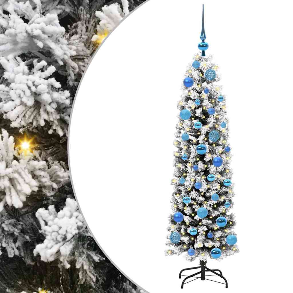 HKH Árbol de Navidad Artificial Verde en Acero y PVC