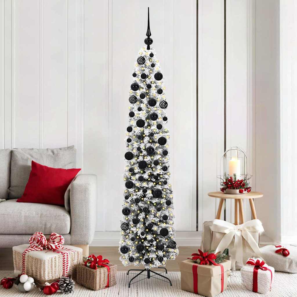 HKH Árbol de Navidad Artificial Verde en Acero y PVC