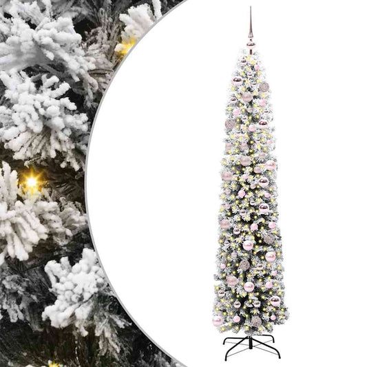 HKH Árvore de Natal Artificial Verde em Aço e PVC