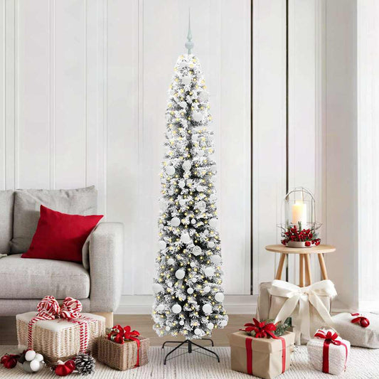 HKH Árvore de Natal Artificial Verde em Aço e PVC