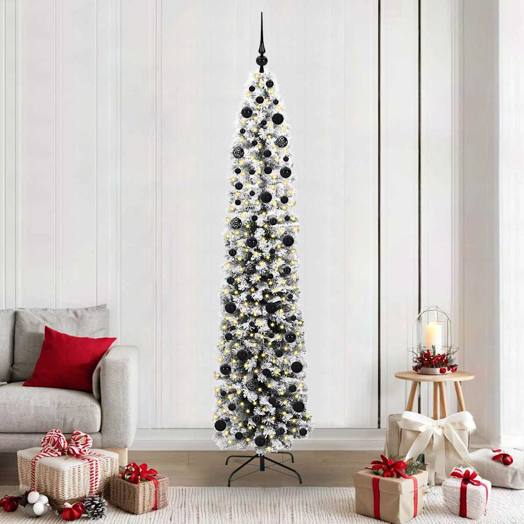 HKH Árbol de Navidad Artificial Verde en Acero y PVC