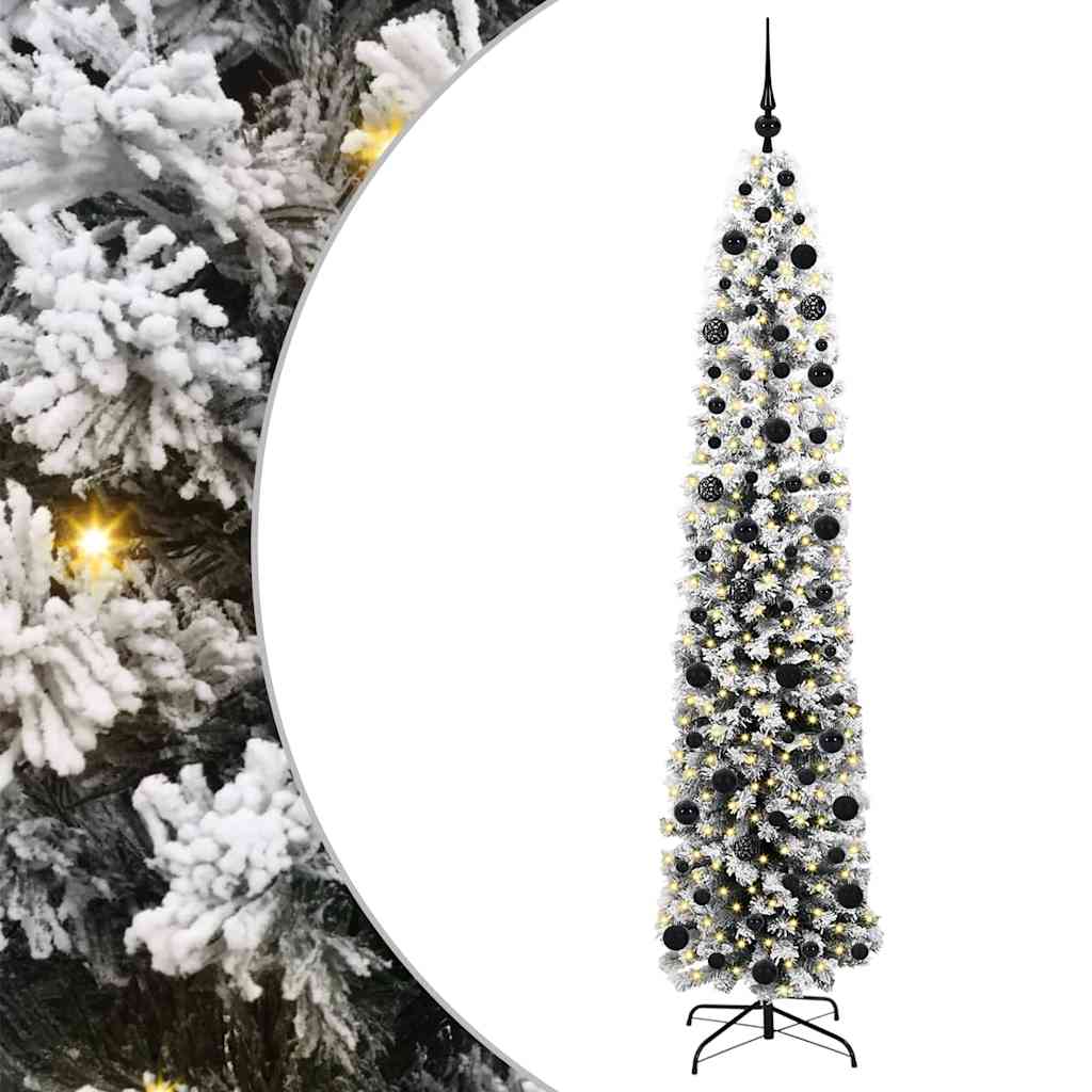 HKH Árbol de Navidad Artificial Verde en Acero y PVC