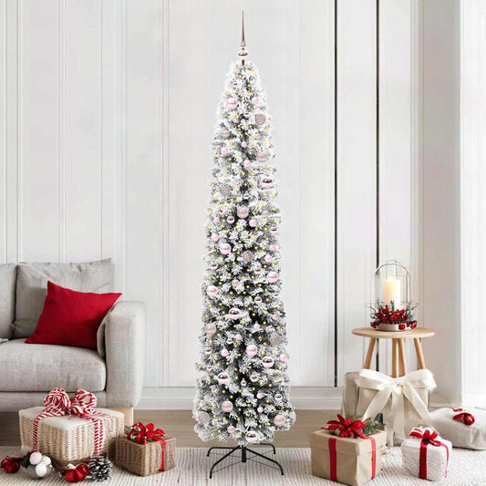 HKH Árvore de Natal Artificial Verde em Aço e PVC