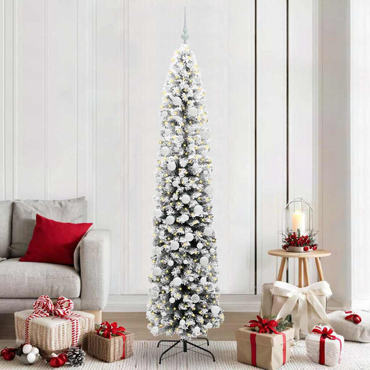 HKH Árvore de Natal Artificial Verde em Aço e PVC