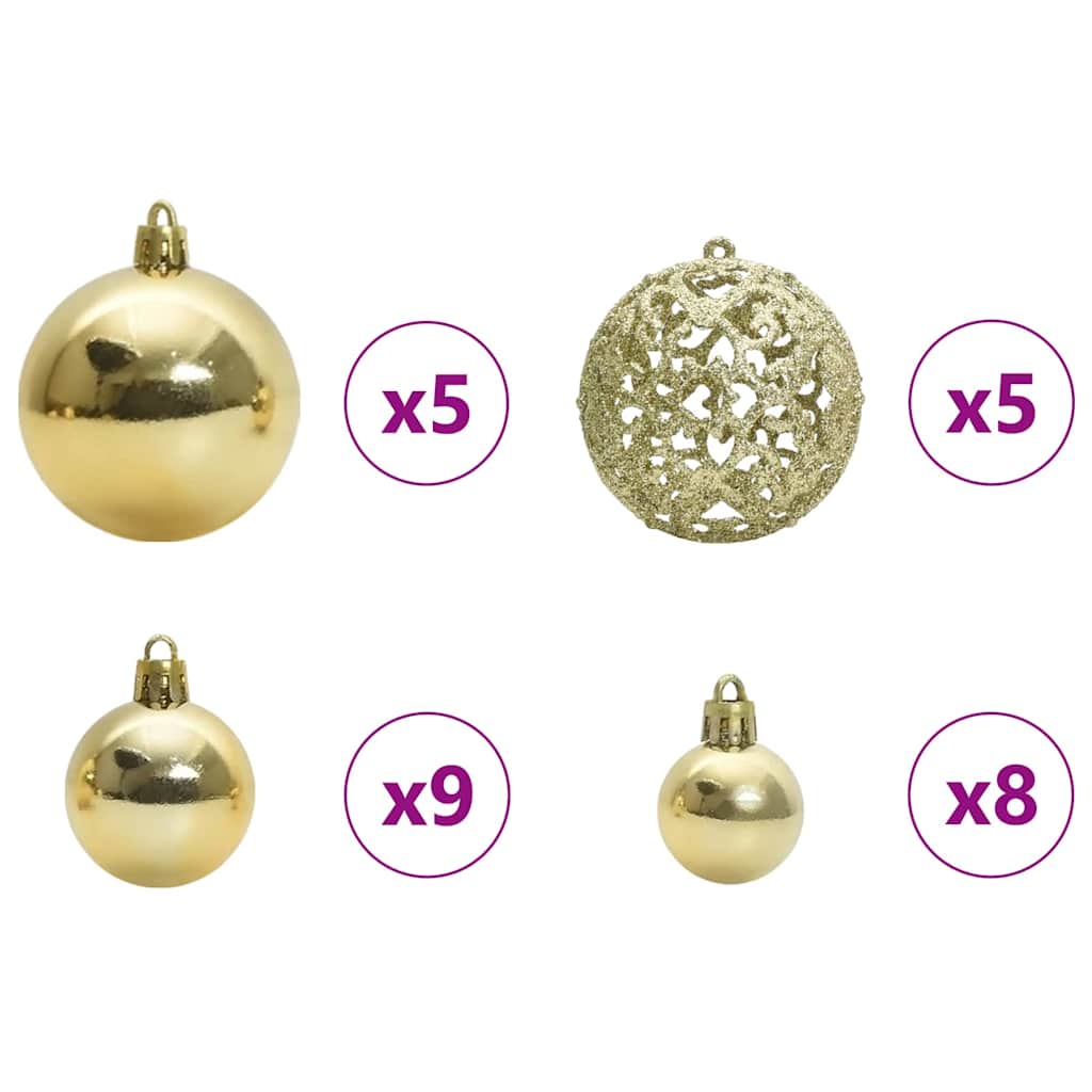 HKH Árvore de Natal Artificial com 150 Leds - Verde