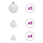 HKH Árvore Slim de Natal Artificial com 150 Leds - Verde