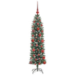 HKH Árvore Slim de Natal Artificial e Branco - Verde