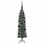 HKH Árvore Slim de Natal Artificial e Branco - Verde