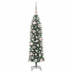 HKH Árvore Slim de Natal Artificial e Branco - Verde