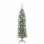 HKH Árvore Slim de Natal Artificial e Branco - Verde