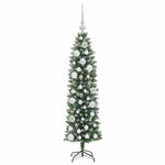 HKH Árvore Slim de Natal Artificial e Branco - Verde