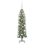 HKH Árvore Slim de Natal Artificial e Branco - Verde