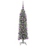 HKH Árvore Slim de Natal Artificial e Branco - Verde