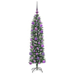 HKH Árvore Slim de Natal Artificial e Branco - Verde