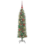 HKH Árvore Slim de Natal Artificial e Branco - Verde