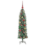 HKH Árvore Slim de Natal Artificial e Branco - Verde