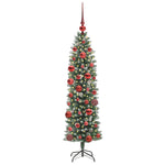 HKH Árvore Slim de Natal Artificial e Branco - Verde