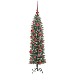 HKH Árvore Slim de Natal Artificial e Branco - Verde