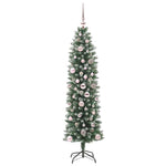 HKH Árvore Slim de Natal Artificial e Branco - Verde