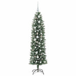 HKH Árvore Slim de Natal Artificial e Branco - Verde