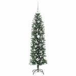HKH Árvore Slim de Natal Artificial e Branco - Verde