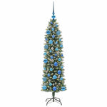 HKH Árvore Slim de Natal Artificial e Branco - Verde