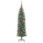 HKH Árvore Slim de Natal Artificial e Branco - Verde