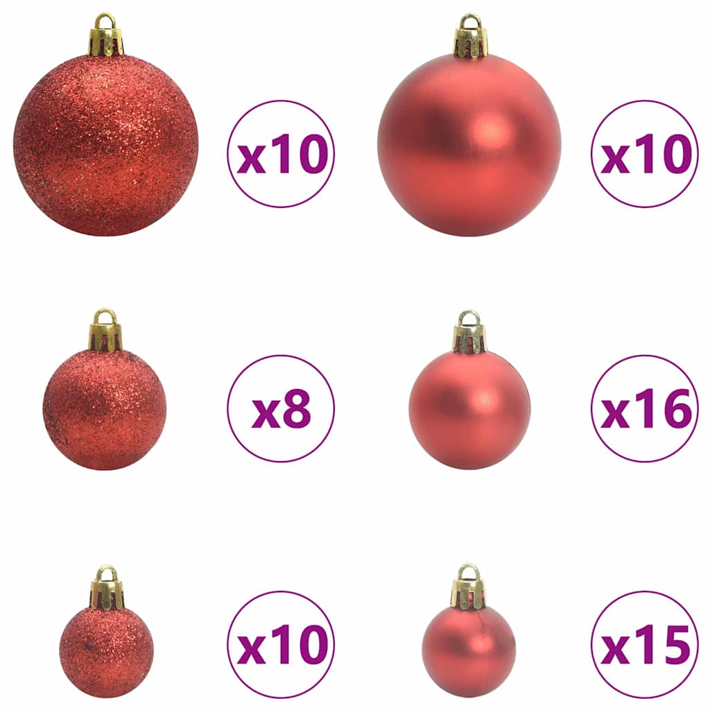 HKH Árvore Slim de Natal Artificial e Branco - Verde