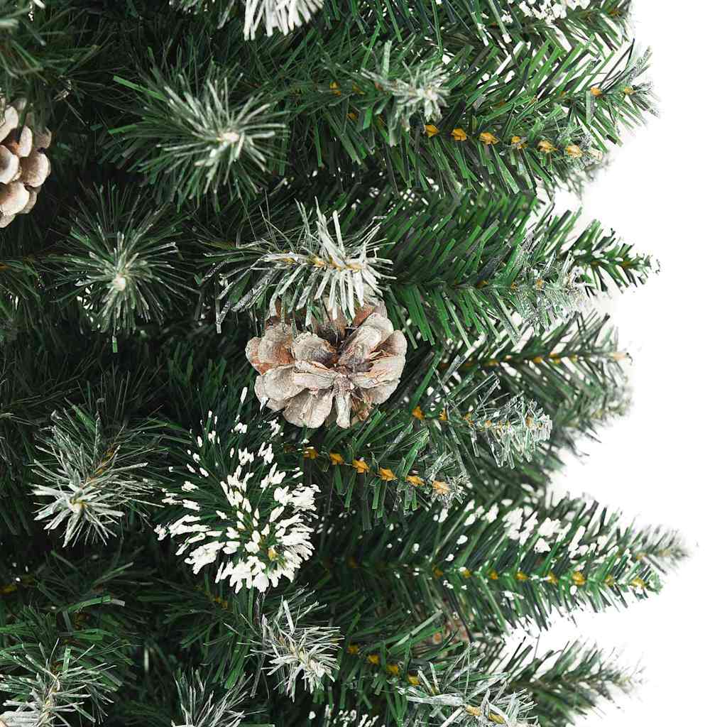 HKH Árvore Slim de Natal Artificial e Branco - Verde
