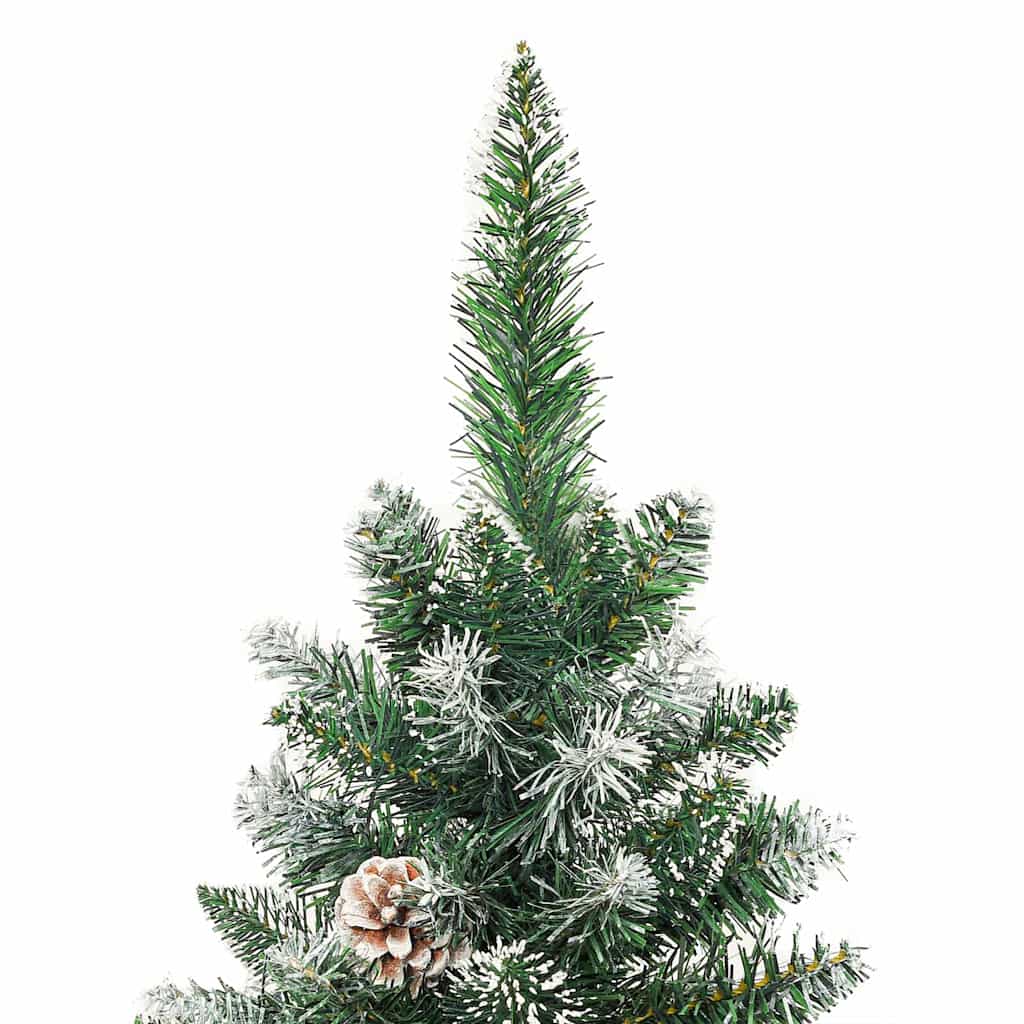 HKH Árvore Slim de Natal Artificial e Branco - Verde
