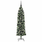 HKH Árvore Slim de Natal Artificial e Branco - Verde