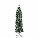 HKH Árvore Slim de Natal Artificial e Branco - Verde