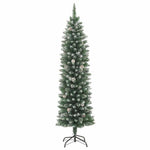 HKH Árvore Slim de Natal Artificial e Branco - Verde