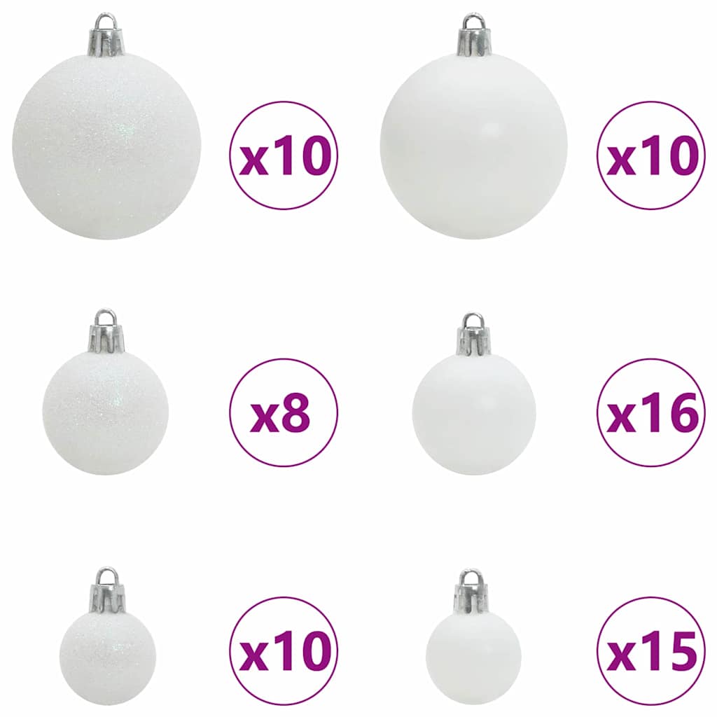 HKH Árvore Slim de Natal Artificial e Branco - Verde