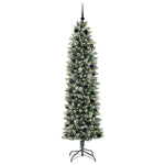 HKH Árvore Slim de Natal Artificial e Branco - Verde
