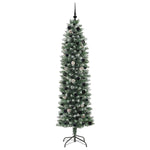 HKH Árvore Slim de Natal Artificial e Branco - Verde